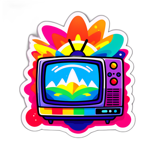 Sticker de América TV