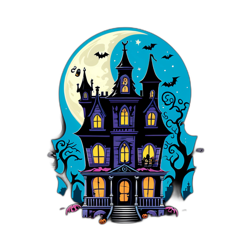 Casa infestata in stile Tim Burton