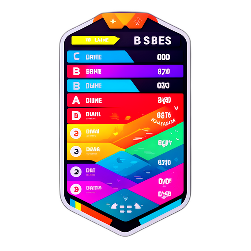Design Moderno de um Painel de Classificação da Série B