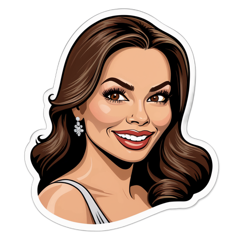 Caricatură amuzantă a Sofiei Vergara