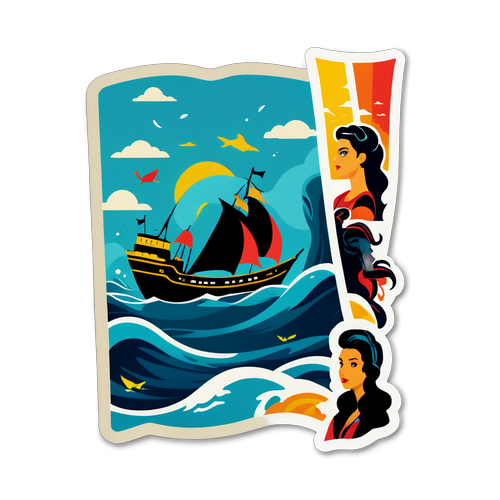 Drama Sticker mit Filmstreifen