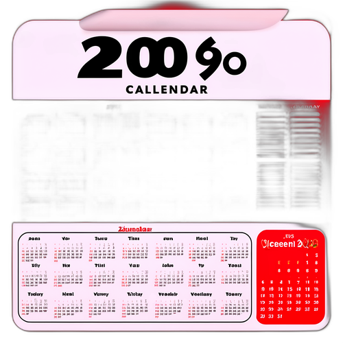 Stiker Kalender 2026 yang Menawan