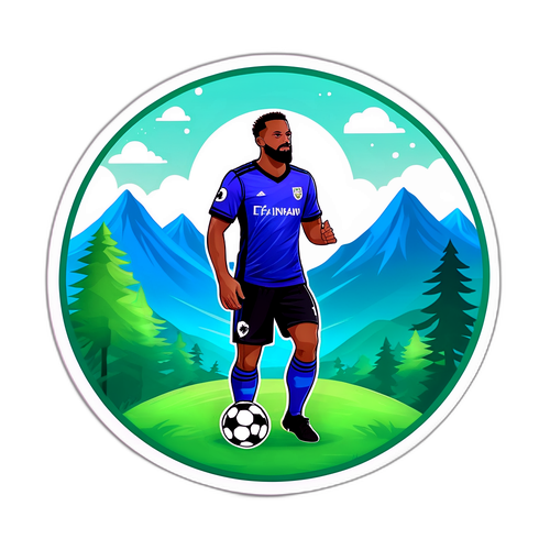 Sticker ya Kuteleza kwa Wapenzi wa Mpira