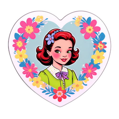 Daphne van Gerwen im charmanten Vintage-Stil