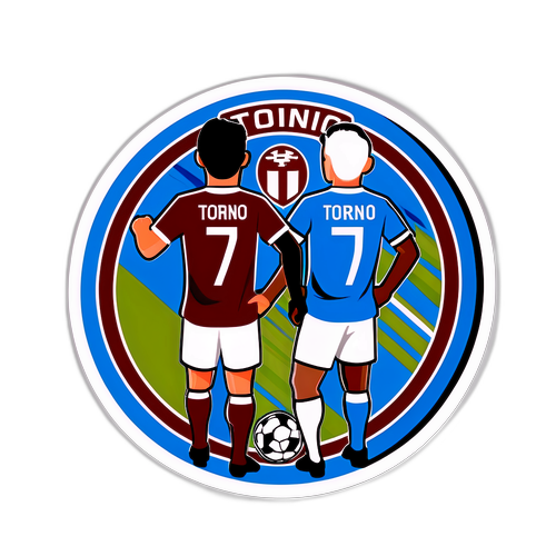 Autocolant Inter vs Torino pe teren