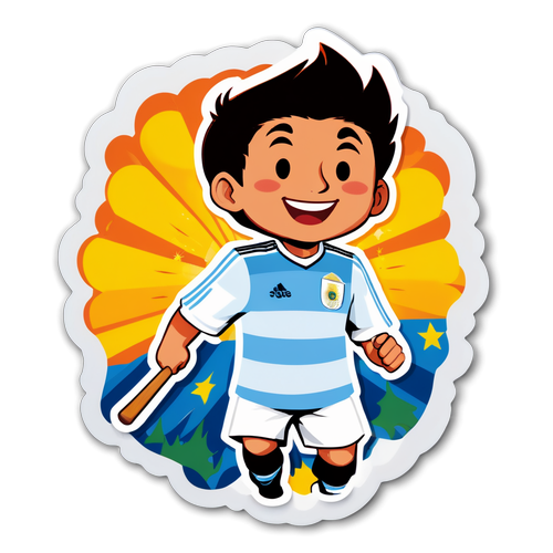 Sticker de Celebración de Argentina