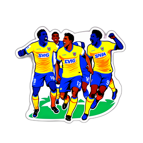 Sticker de Celebración del Gol: Envigado vs Deportivo Pereira