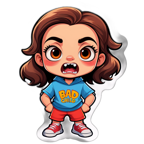 ילד רע מצויר