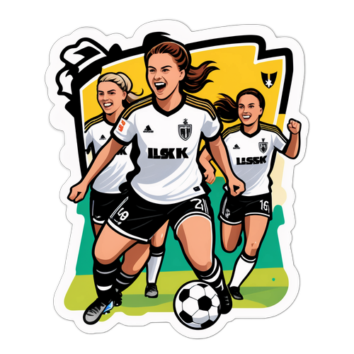 Spennende kvinnefotball mellom Rosenborg og LSK Kvinner