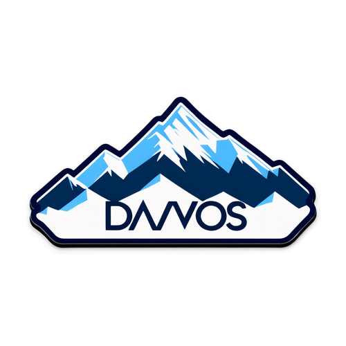 Davos 2023 - Minimalistinen tarra