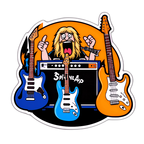 Spinal Tap 2 Sticker: Rocking Out