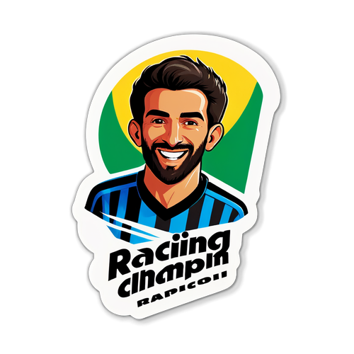 ¡Celebra a lo Grande! Racing Champion: El Sticker que Hará Batir tu Corazón de Pasión