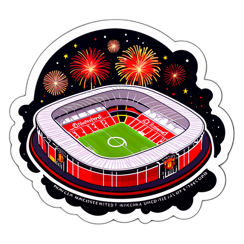 Sticker ya Uwanja wa Old Trafford na Mewakali
