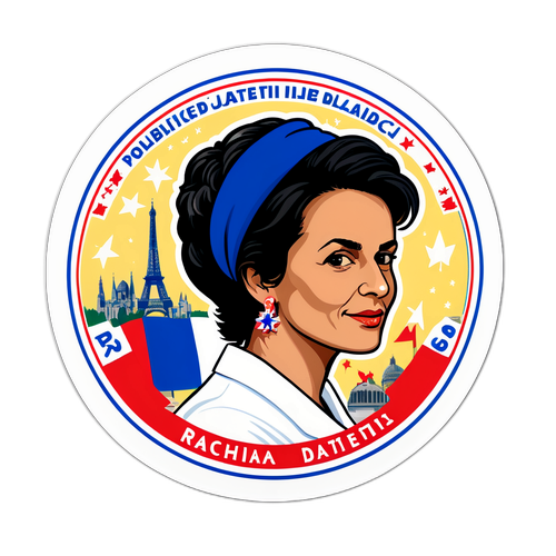 Autocollant des initiatives politiques de Rachida Dati