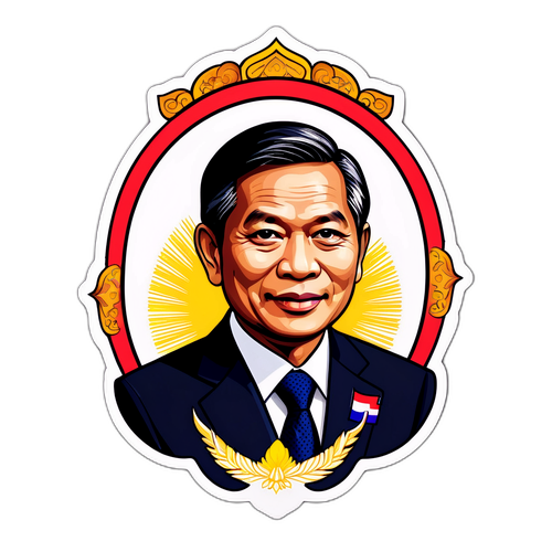 Sticker Mewakili PM Thai Paetongtarn Shinawatra