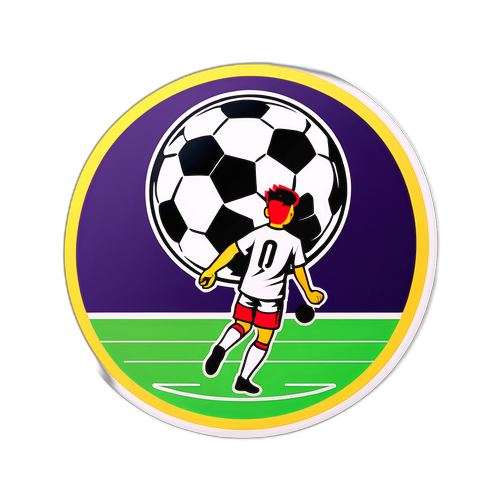 สติกเกอร์แสดงการทำประตูในฟุตบอล