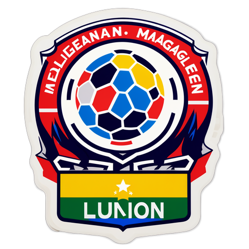 Sticker que celebra el partido entre Medellín y Unión Magdalena