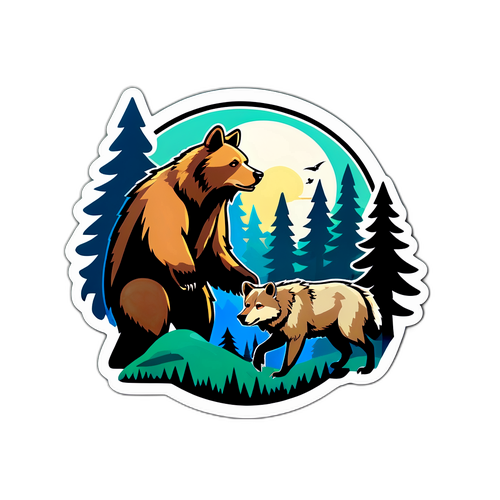 Äkillinen metsästys: Karhu ja susi