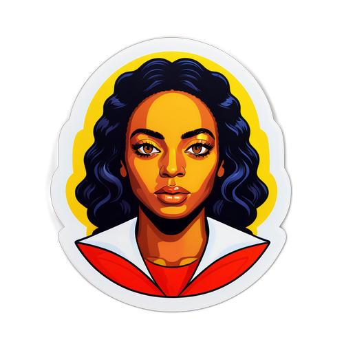 Sticker sobre el caso Solange: Justicia y Verdad