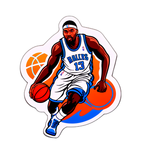 Giocatore NBA in Azione