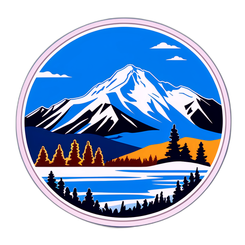 Úvodní pohled na Anchorage s horským pozadím