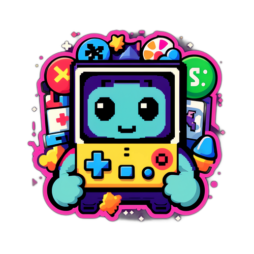 Autocollant de Mensik Joueur de Vidéo