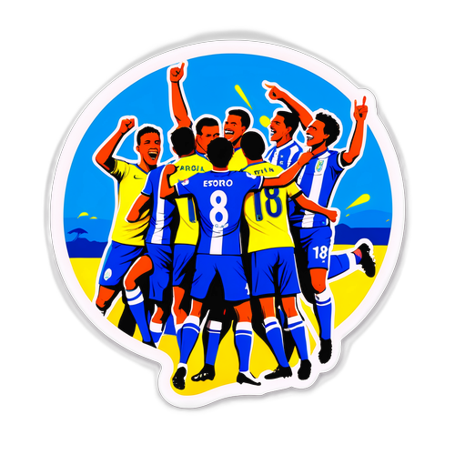 पोर्टो बनाम एस्टोरिल प्राइया मैच के लिए स्टिकर