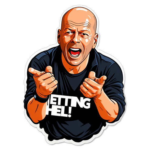 Bruce Willis i Hjälten: "Hjälp på Väg!" - En Actionfylld Sticker!