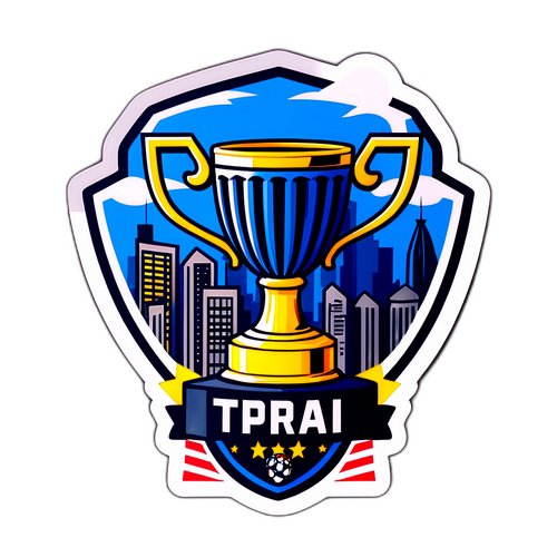 Trofeo Libertadores con Ciudad de Fondo