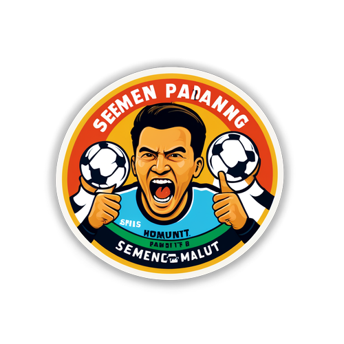 Stiker Semen Padang vs Malut United