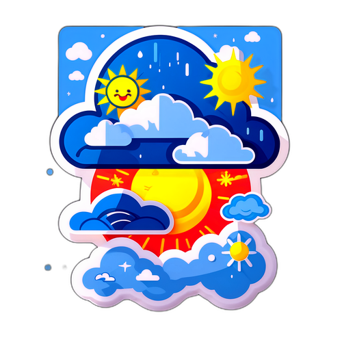 Stiker Tema Cuaca