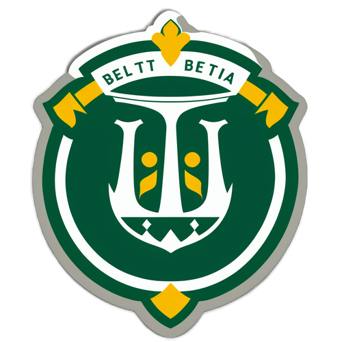 Real Betis csapat embléma kreatív változata