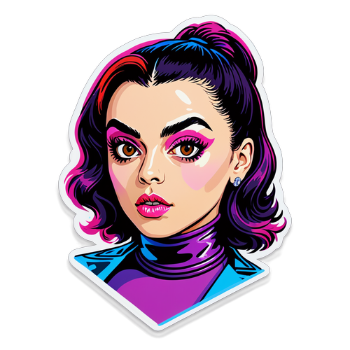 Énergie Pop : Autocollant de Charli XCX