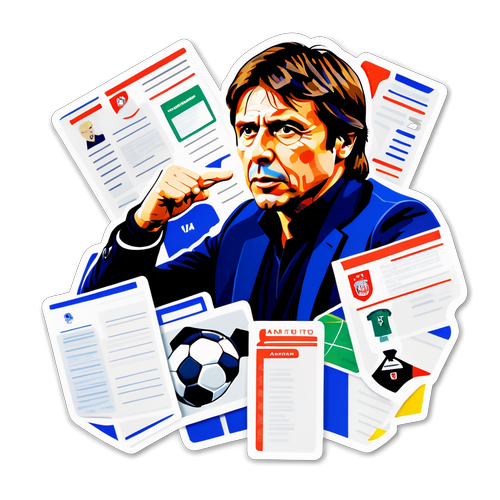 Künstlerisches Porträt von Antonio Conte