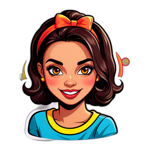 Kreslená nálepka Veroniky Biasiol