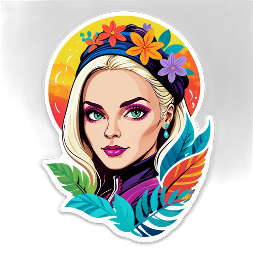 Retrato artístico de Evangelina Anderson