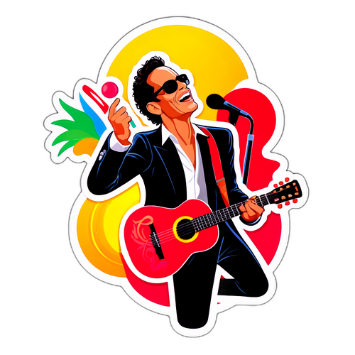 Sticker dedicado a Marc Anthony