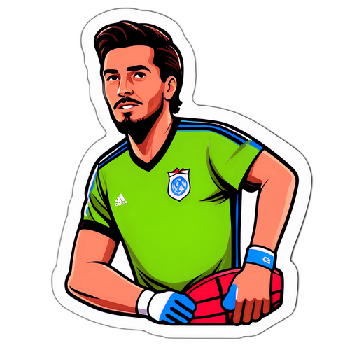 Stiker Estetis Modern Sebagai Portero