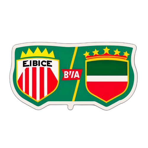 Σήμα με τις σημαίες των ομάδων Athletic Bilbao και Elche