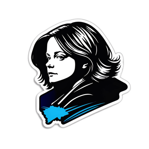 Minimalistinen Jodie Fosterin siluetti elokuvateemalla