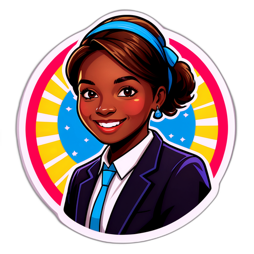 积极向上的年轻人精神贴纸