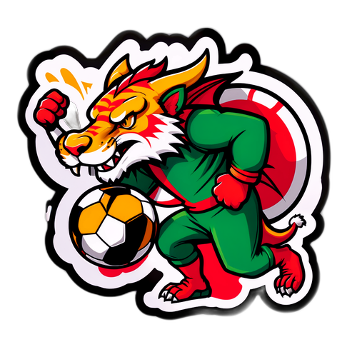 Pertarungan Lucu: Naga Wales vs Harimau Hull