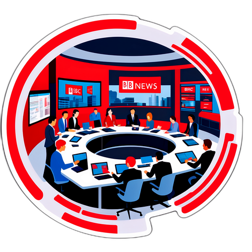 BBC Uutisstudion Taide-edustus