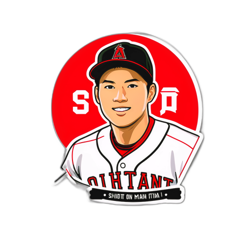 大谷翔平運動主題貼紙