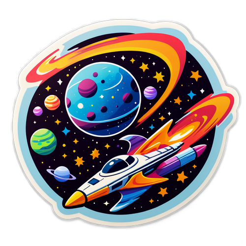 Galaxy Adventure Sticker