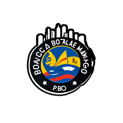 Sticker de los equipos de fútbol Flamengo y Botafogo PB