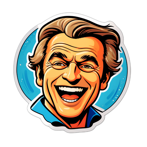 Jan Jaap van der Wal Comic Sticker