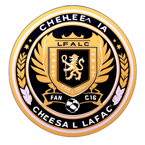첼시와 LAFC의 경쟁을 강조하는 스티커 디자인