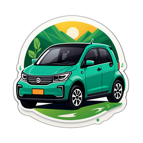 綠色出行的電動車