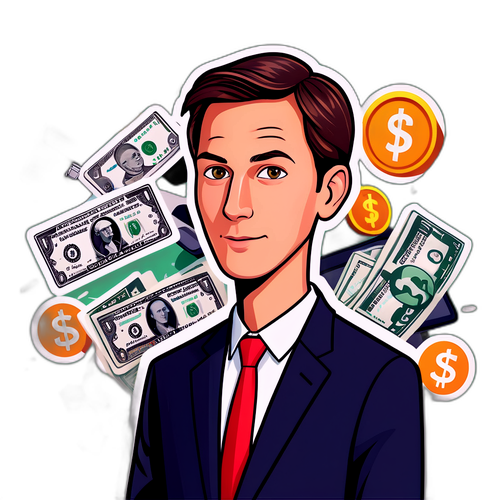 Cartoon-Style Business Sticker